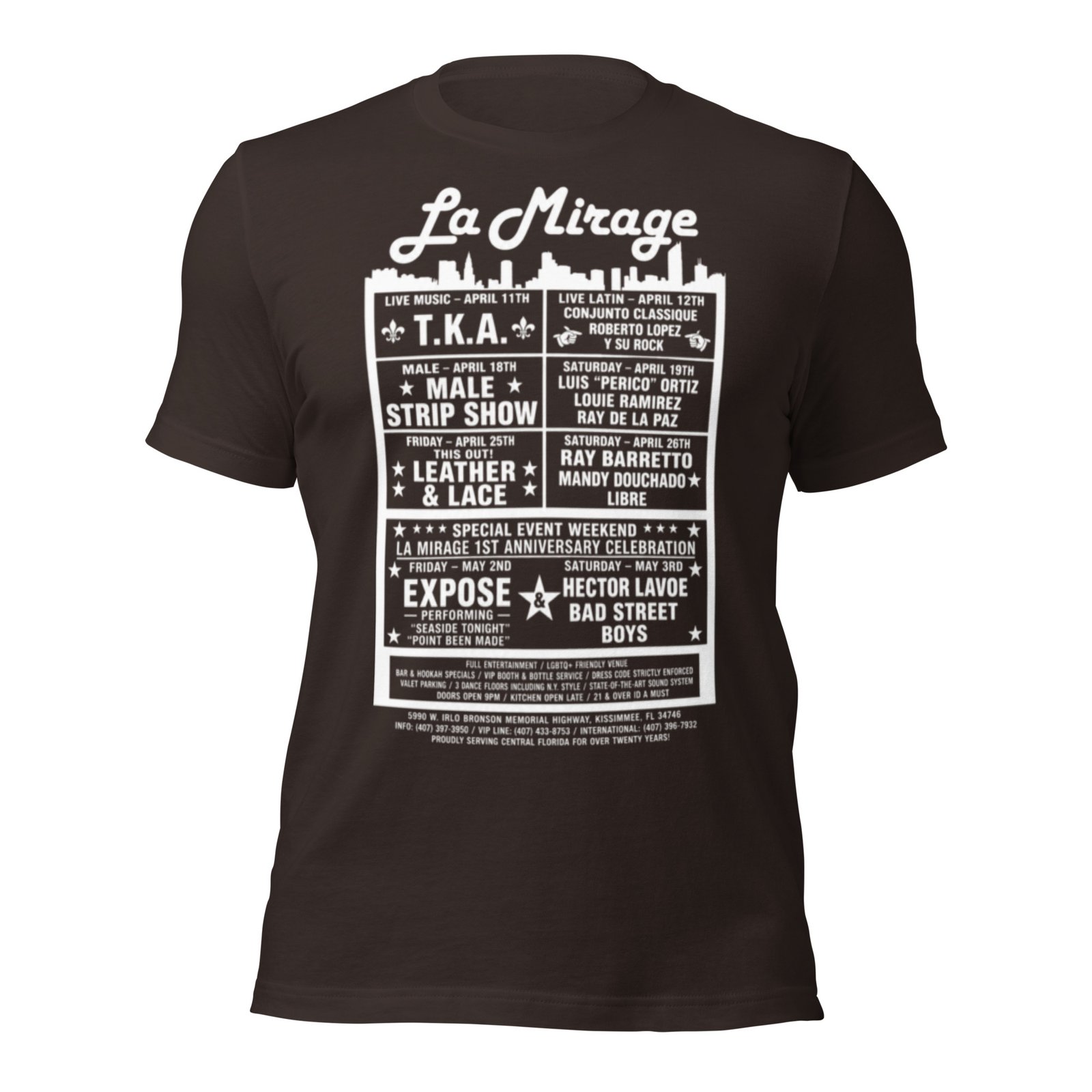 La Mirage Bronx Classic Unisex T-shirt / RockaTeeWear - Image 43