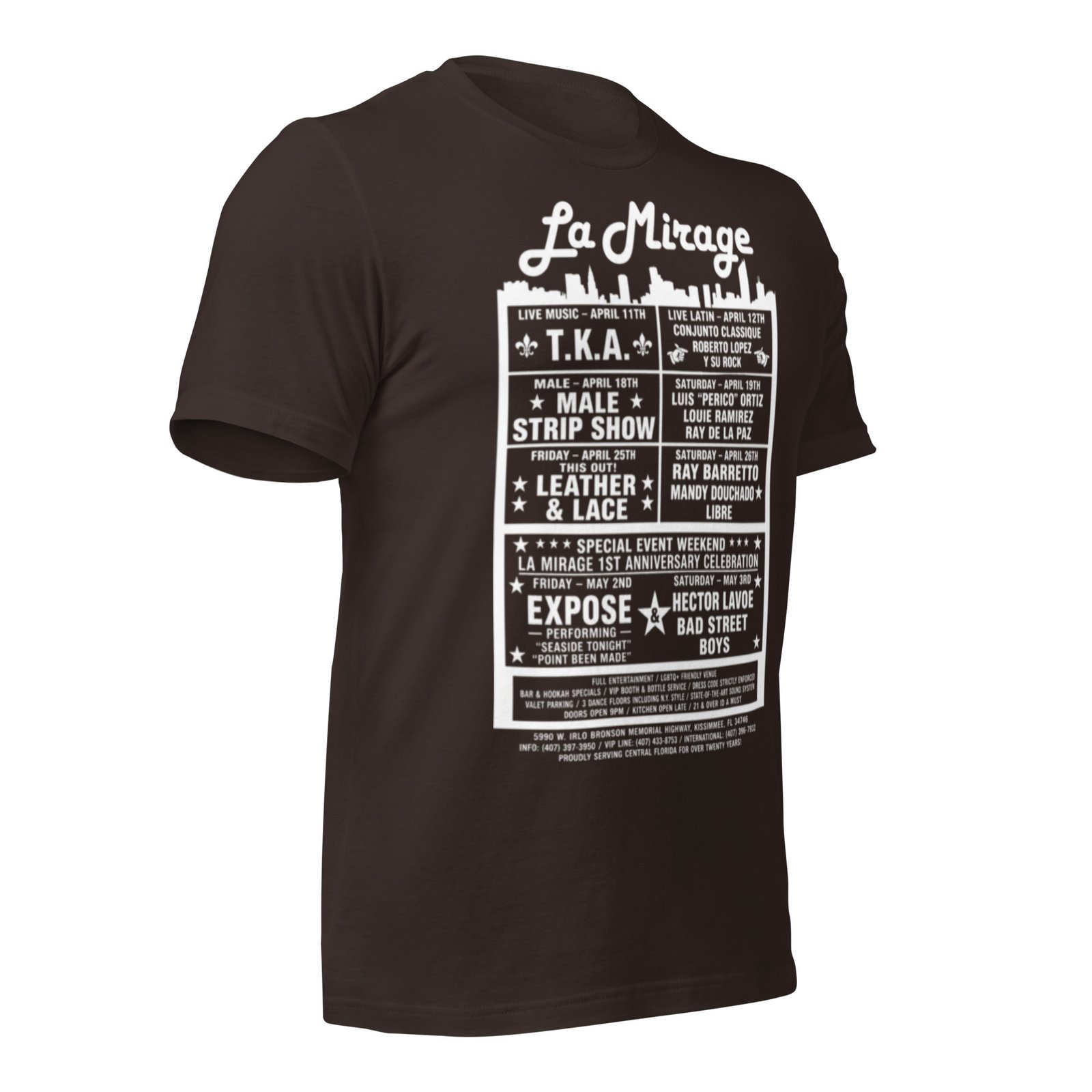 La Mirage Bronx Classic Unisex T-shirt / RockaTeeWear - Image 70