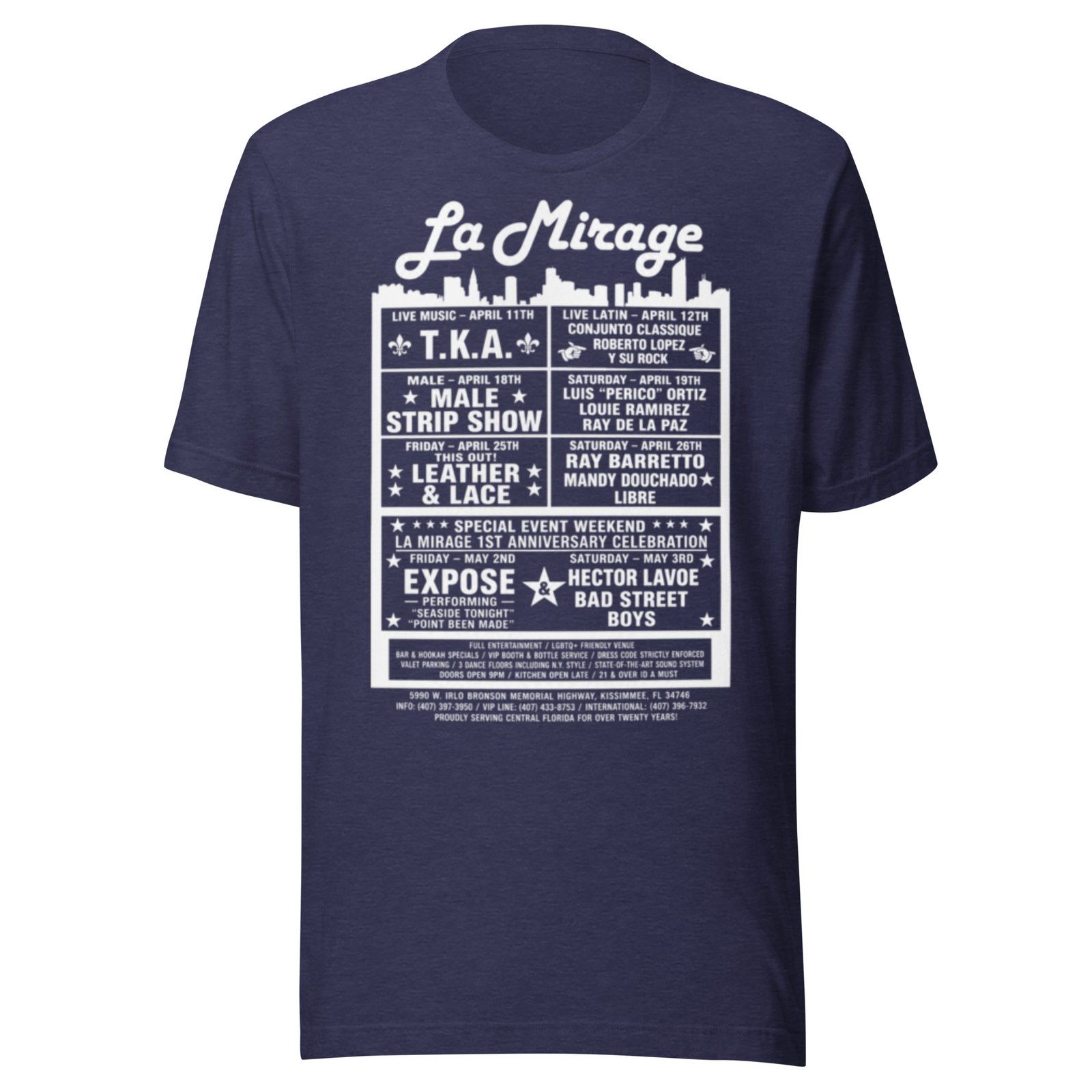 La Mirage Bronx Classic Unisex T-shirt / RockaTeeWear - Image 8