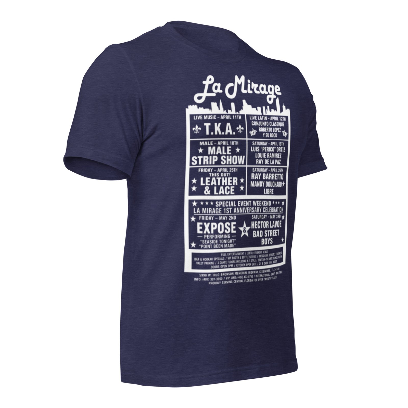 La Mirage Bronx Classic Unisex T-shirt / RockaTeeWear - Image 71
