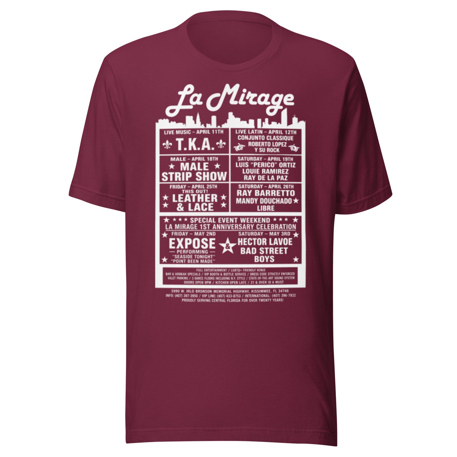 La Mirage Bronx Classic Unisex T-shirt / RockaTeeWear - Image 9