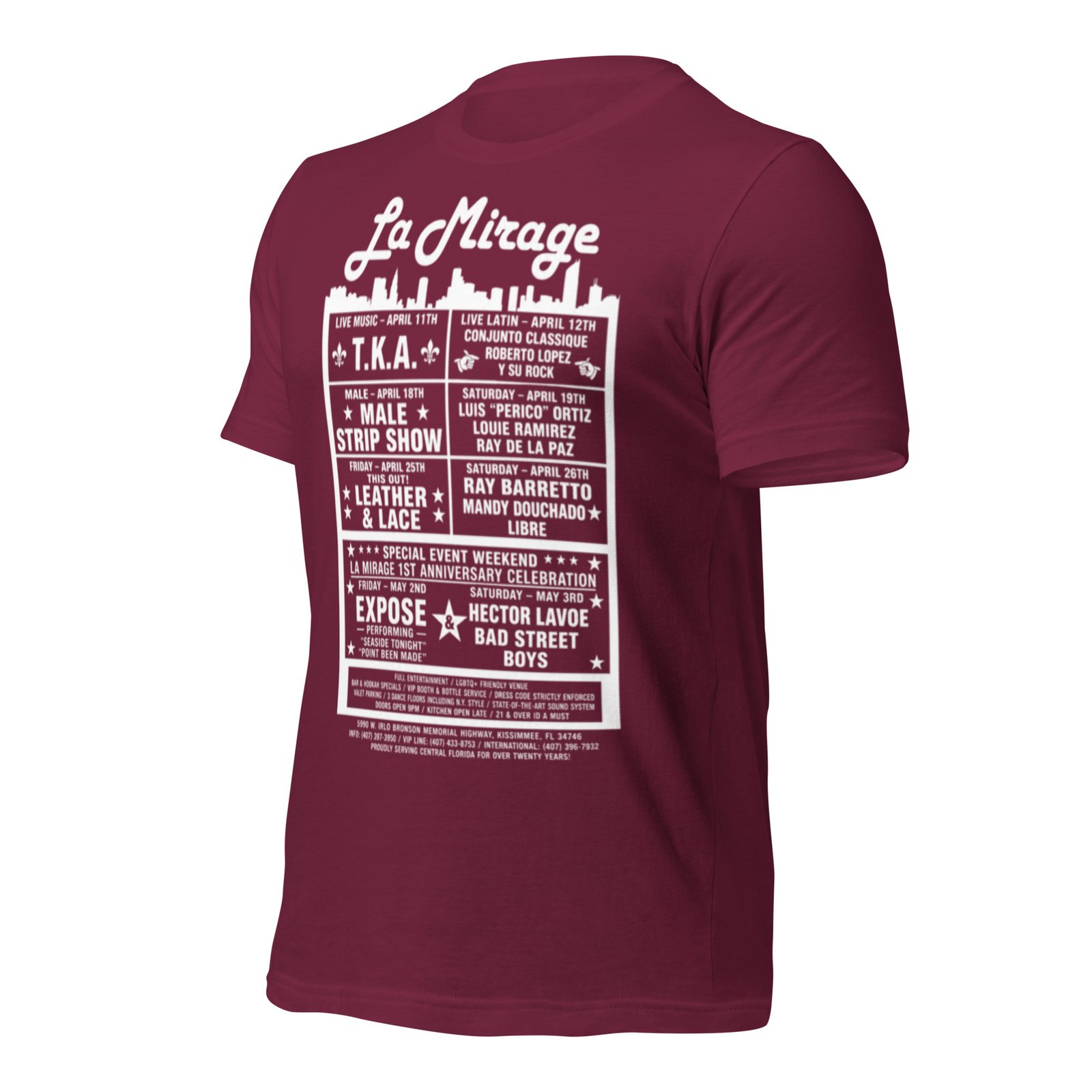 La Mirage Bronx Classic Unisex T-shirt / RockaTeeWear - Image 63
