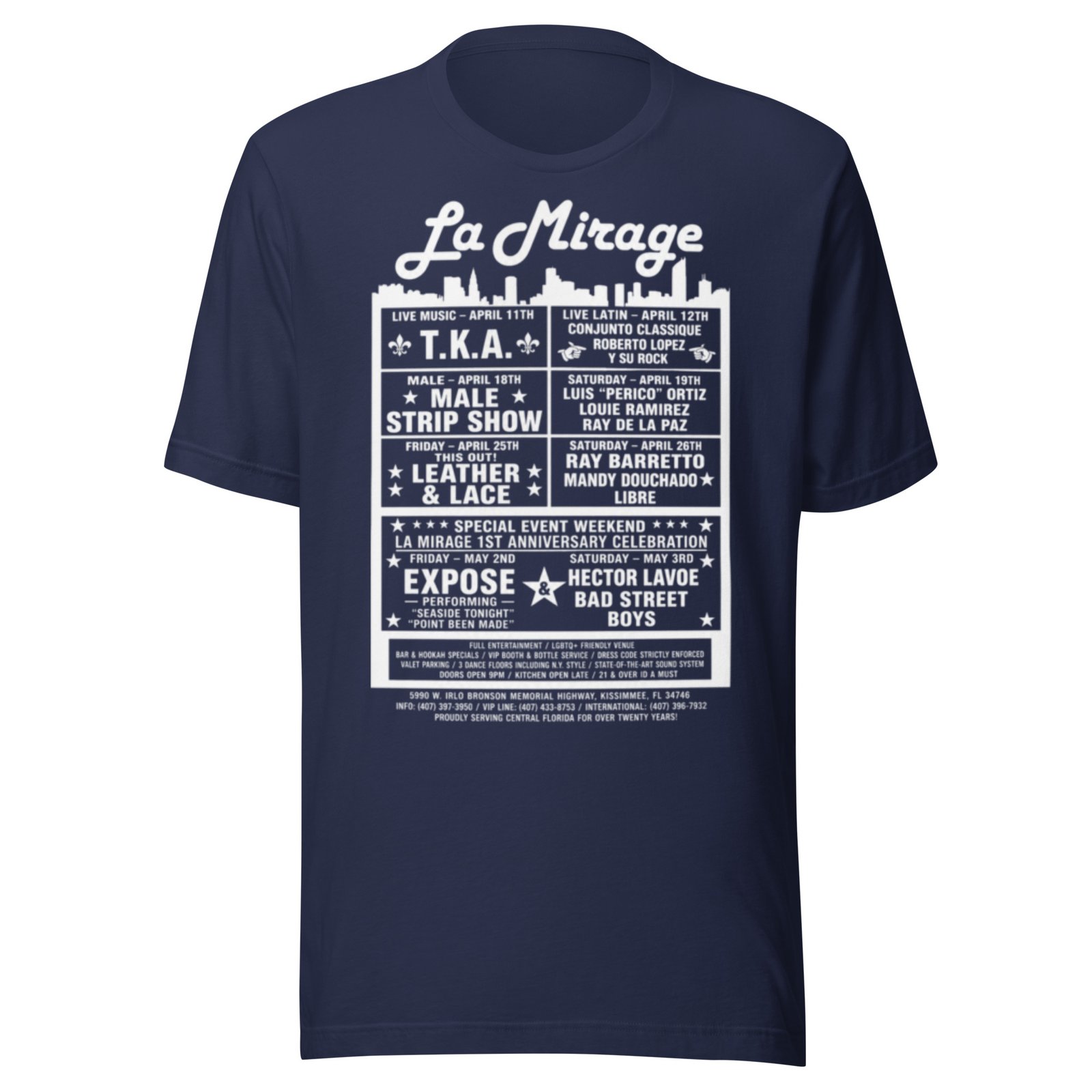 La Mirage Bronx Classic Unisex T-shirt / RockaTeeWear - Image 6