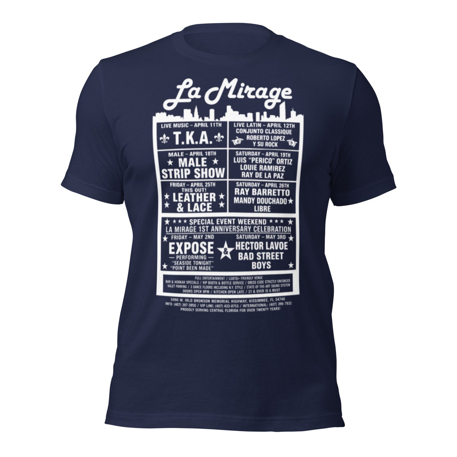 La Mirage Bronx Classic Unisex T-shirt / RockaTeeWear - Image 42