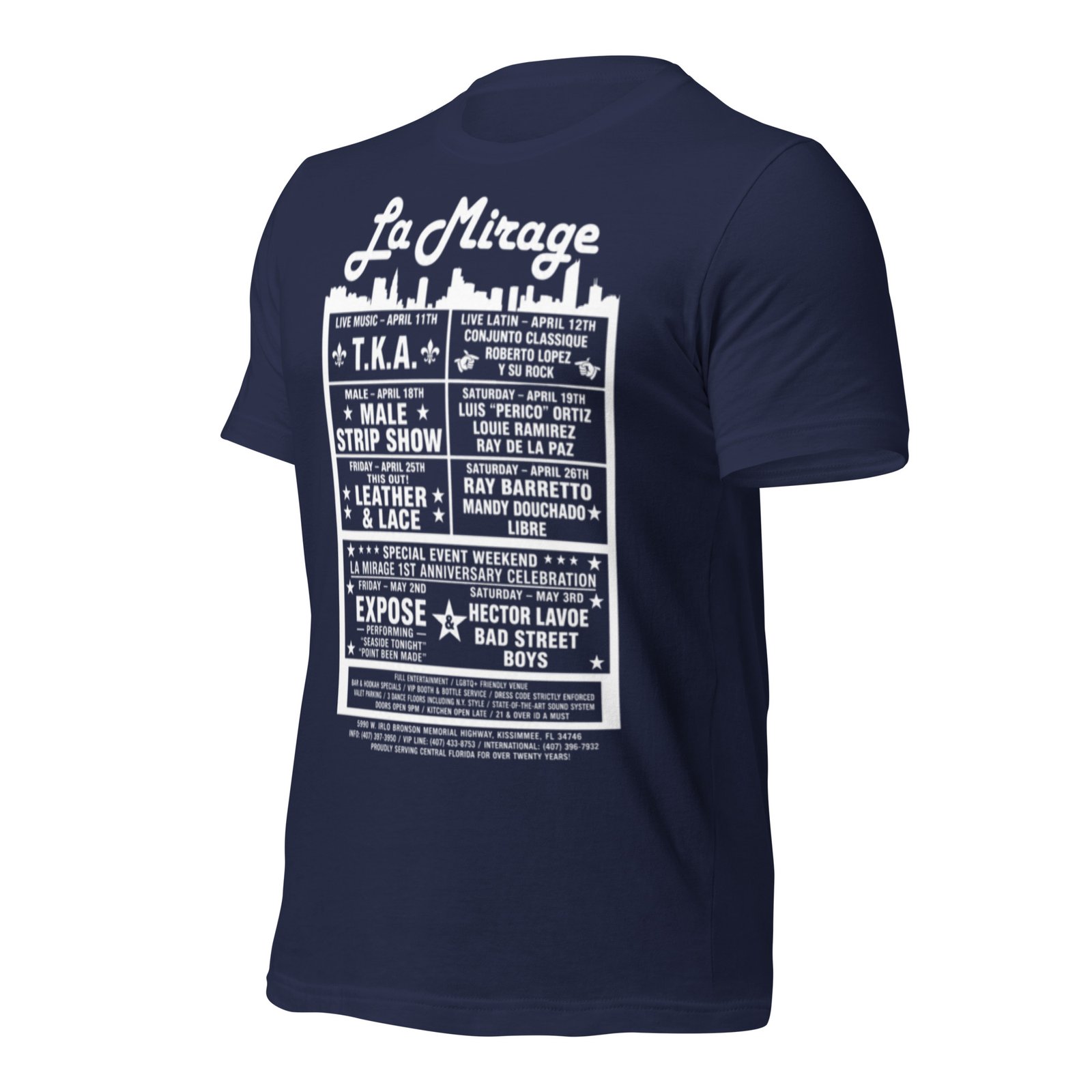 La Mirage Bronx Classic Unisex T-shirt / RockaTeeWear - Image 60