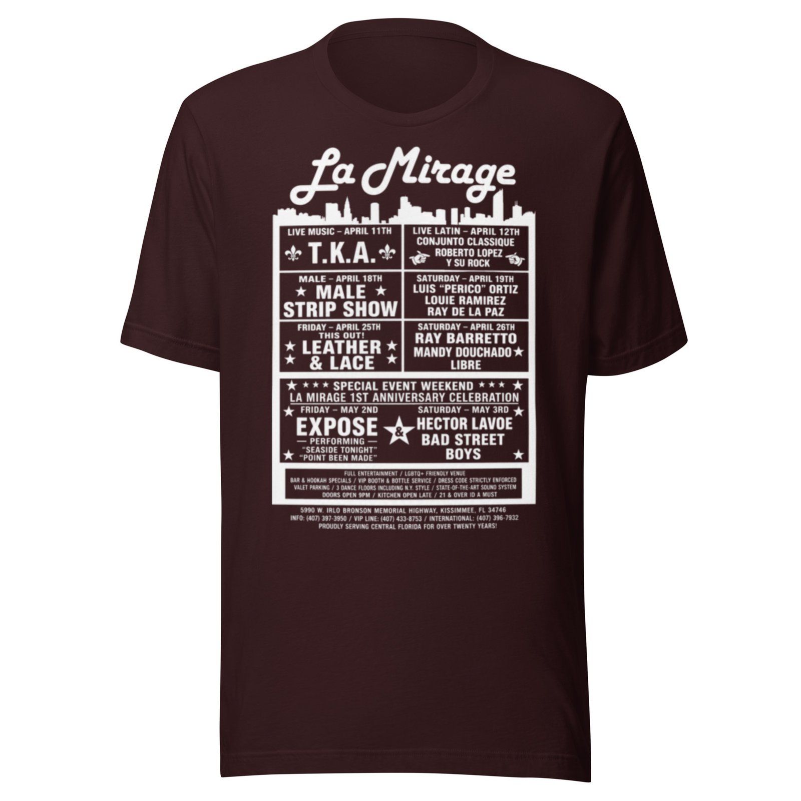 La Mirage Bronx Classic Unisex T-shirt / RockaTeeWear - Image 4
