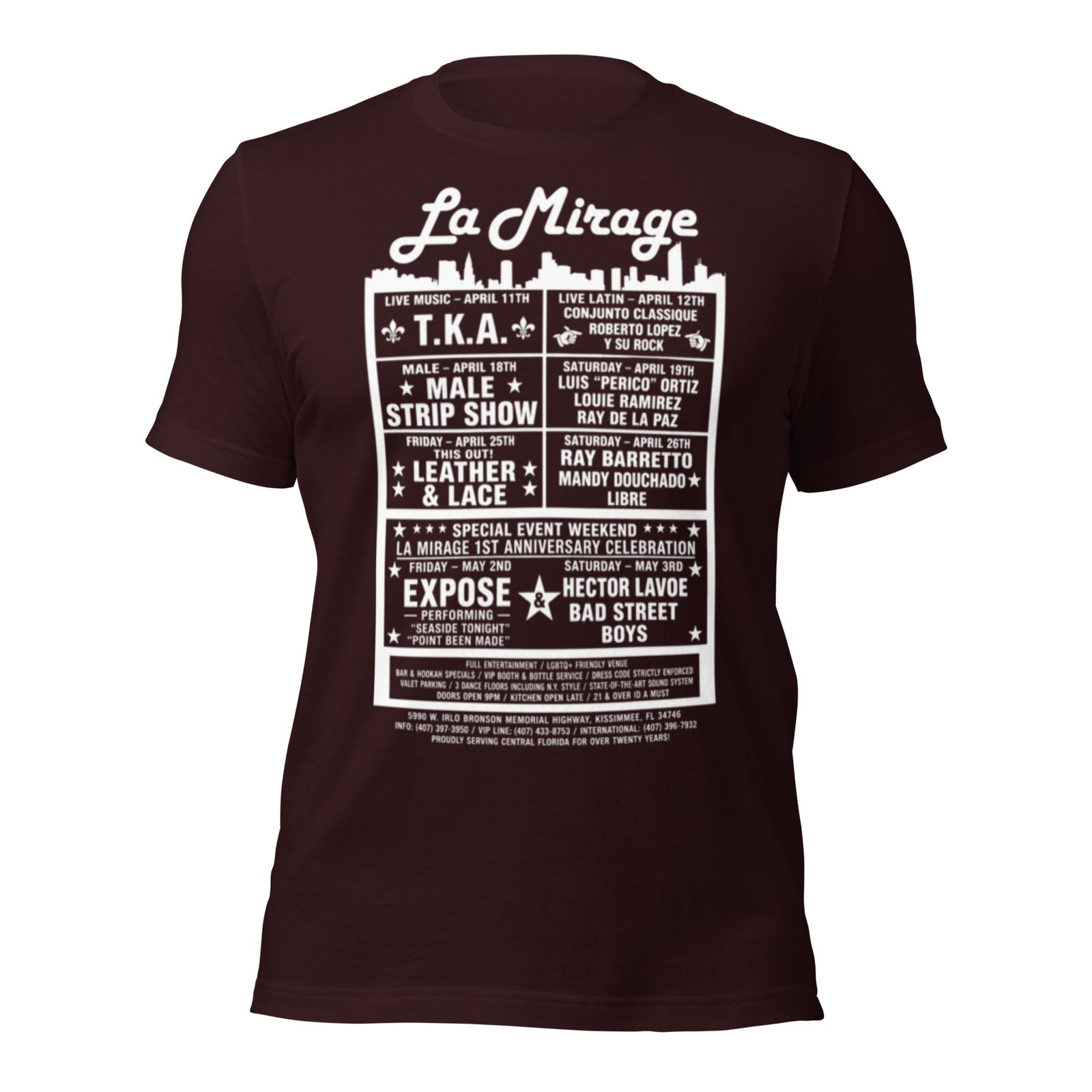 La Mirage Bronx Classic Unisex T-shirt / RockaTeeWear - Image 40