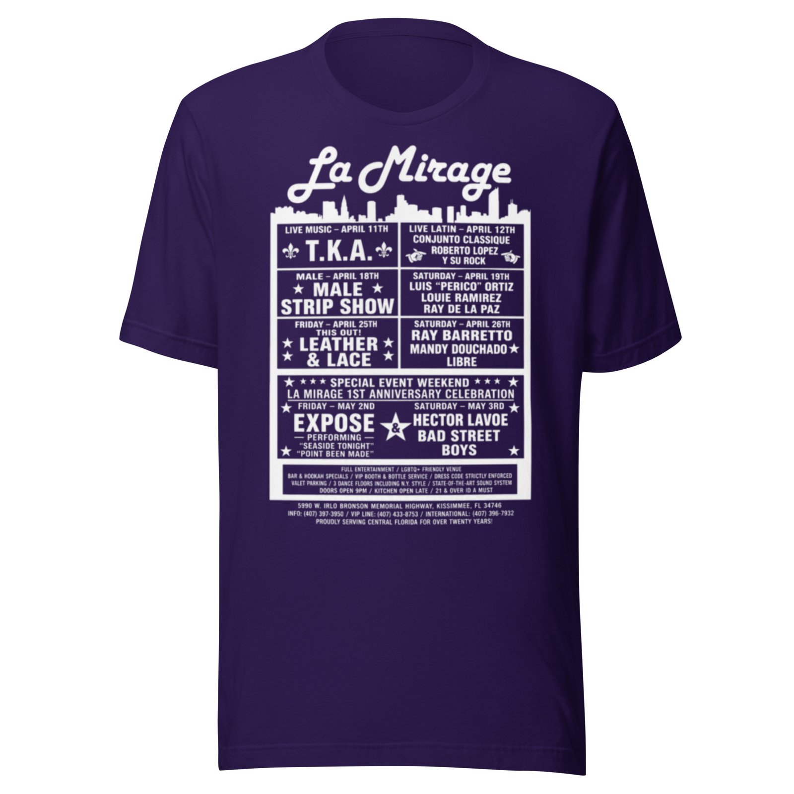 La Mirage Bronx Classic Unisex T-shirt / RockaTeeWear - Image 5