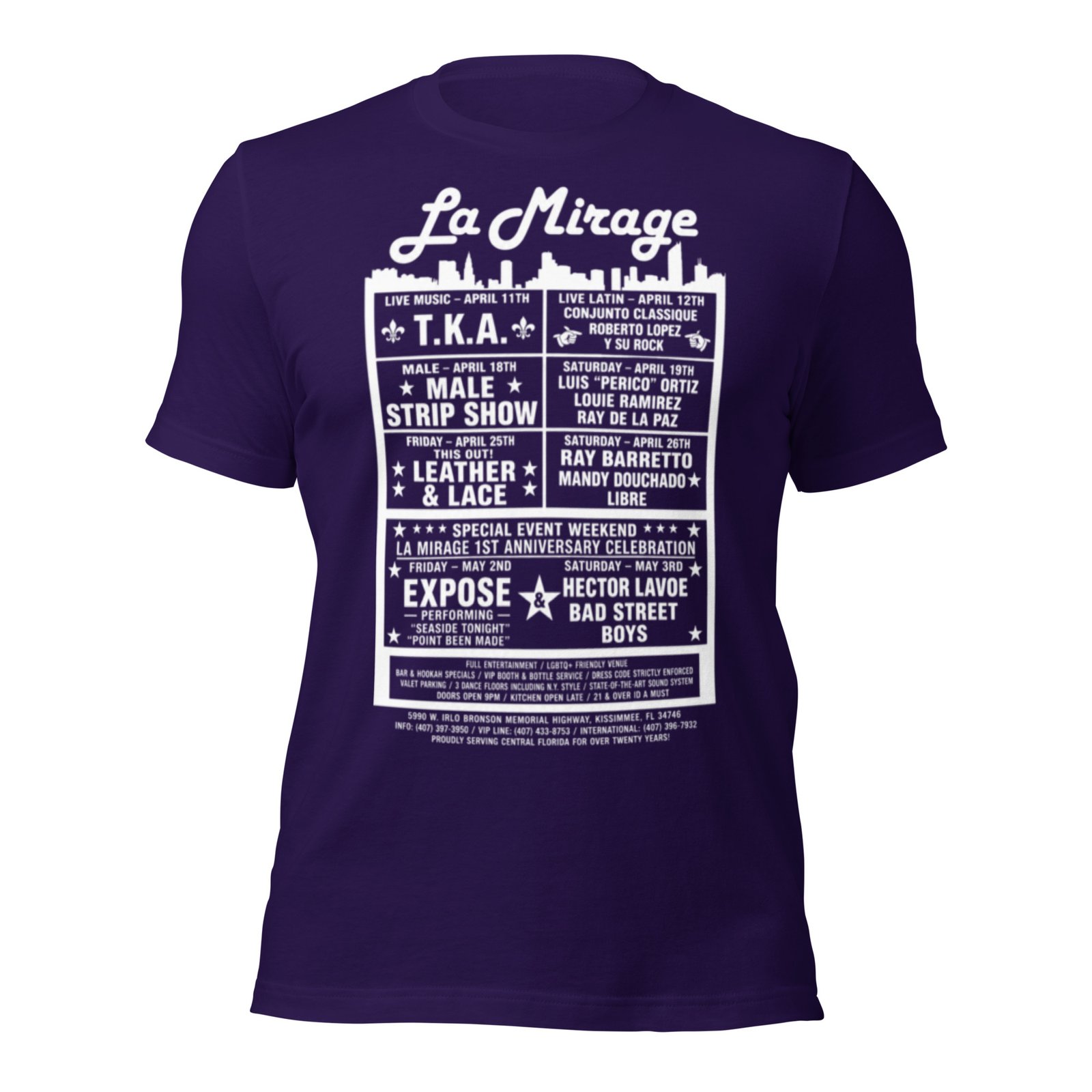 La Mirage Bronx Classic Unisex T-shirt / RockaTeeWear - Image 41