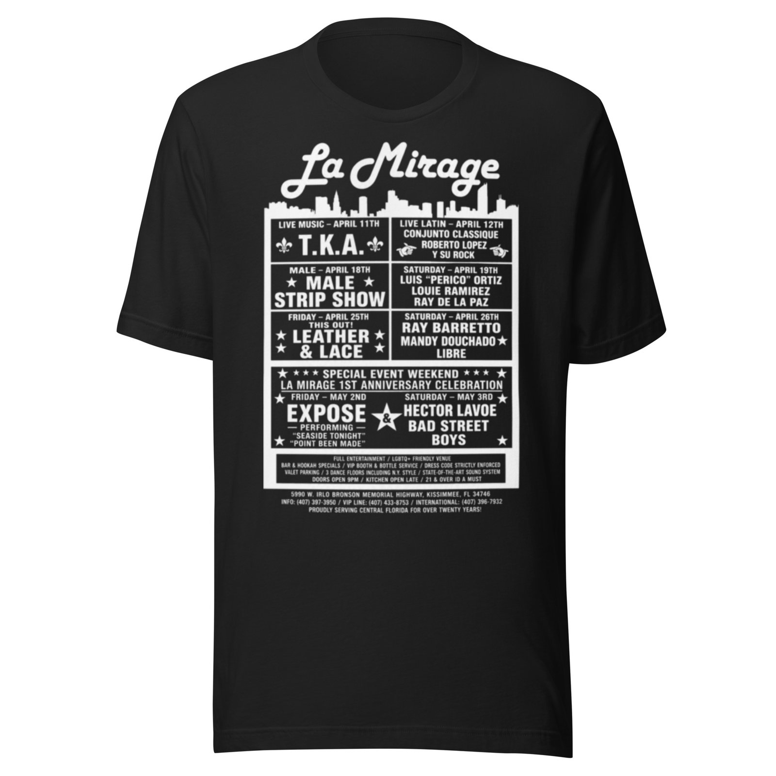 La Mirage Bronx Classic Unisex T-shirt / RockaTeeWear - Image 3