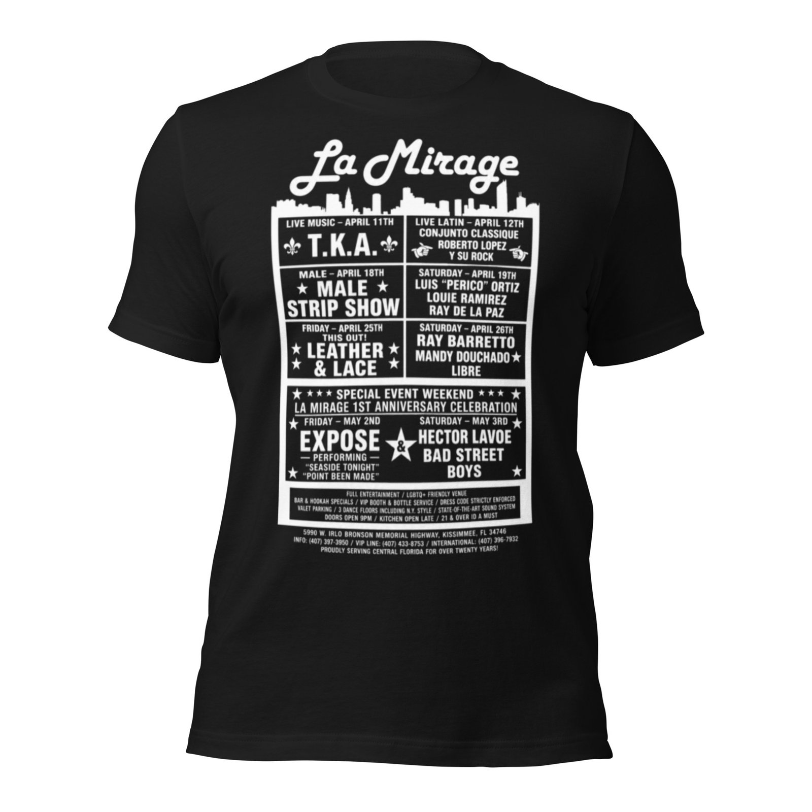 La Mirage Bronx Classic Unisex T-shirt / RockaTeeWear - Image 39