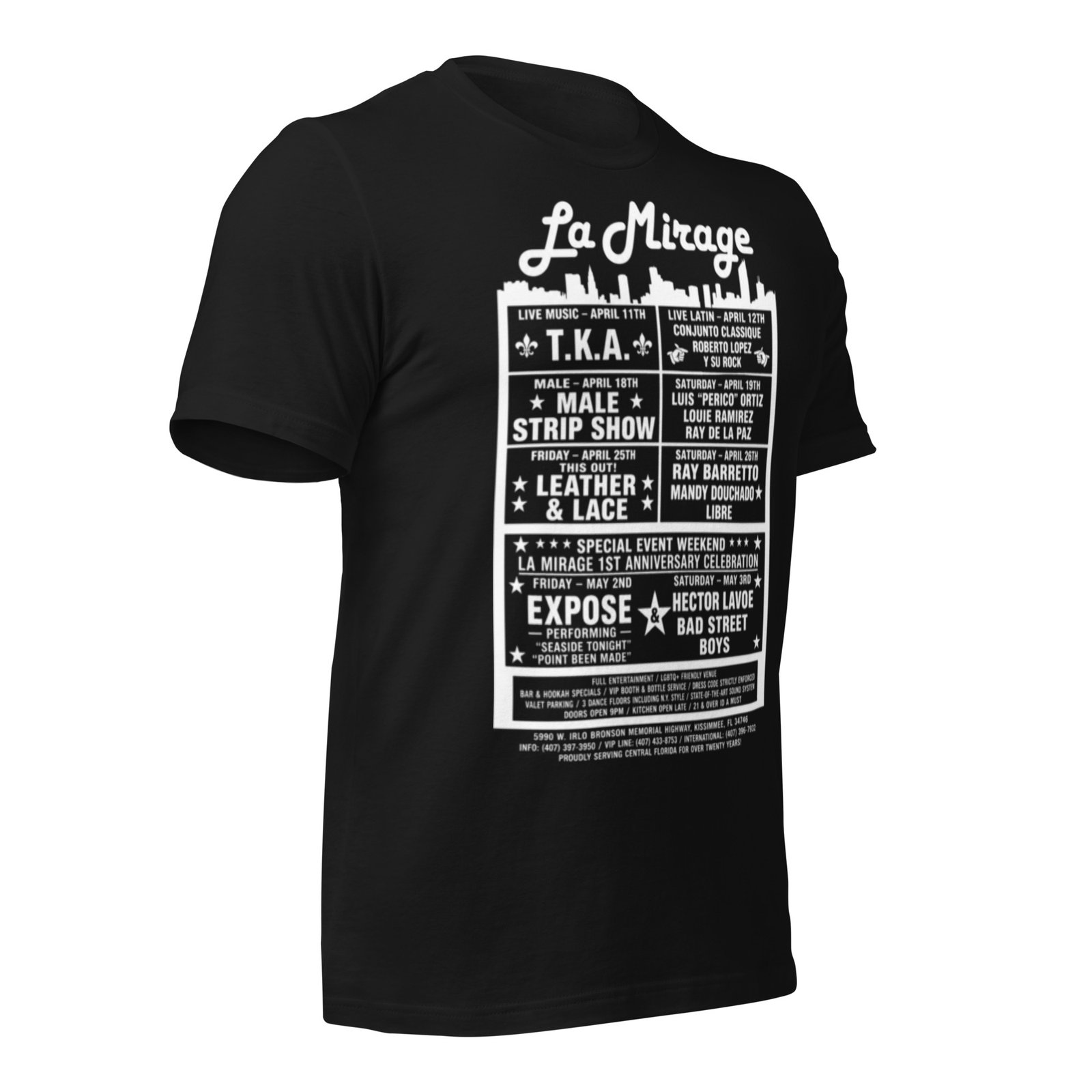 La Mirage Bronx Classic Unisex T-shirt / RockaTeeWear - Image 66