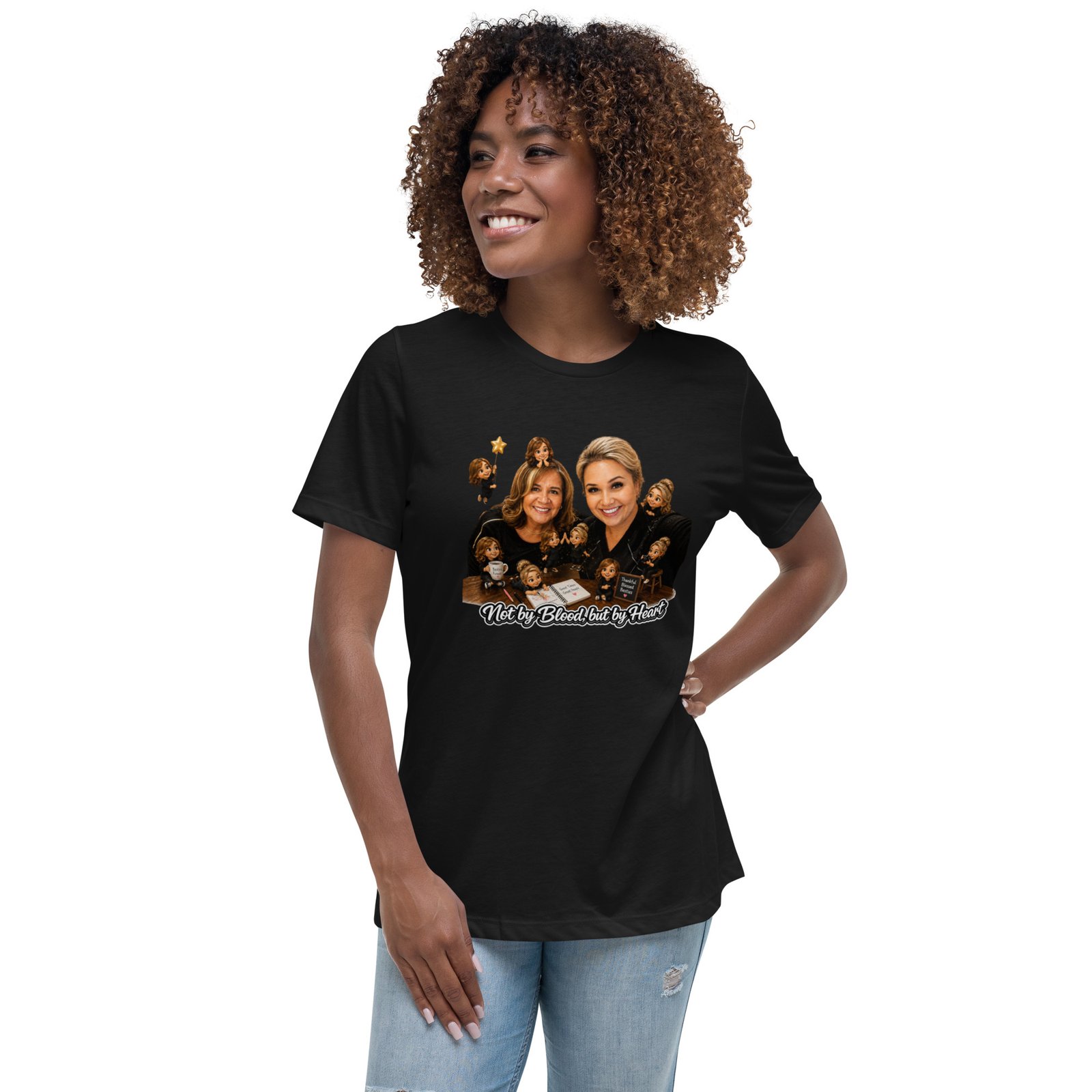 Lally's-Toni by Heart Custom Women's Relaxed T-Shirt/ RockaTeeWear - Image 33