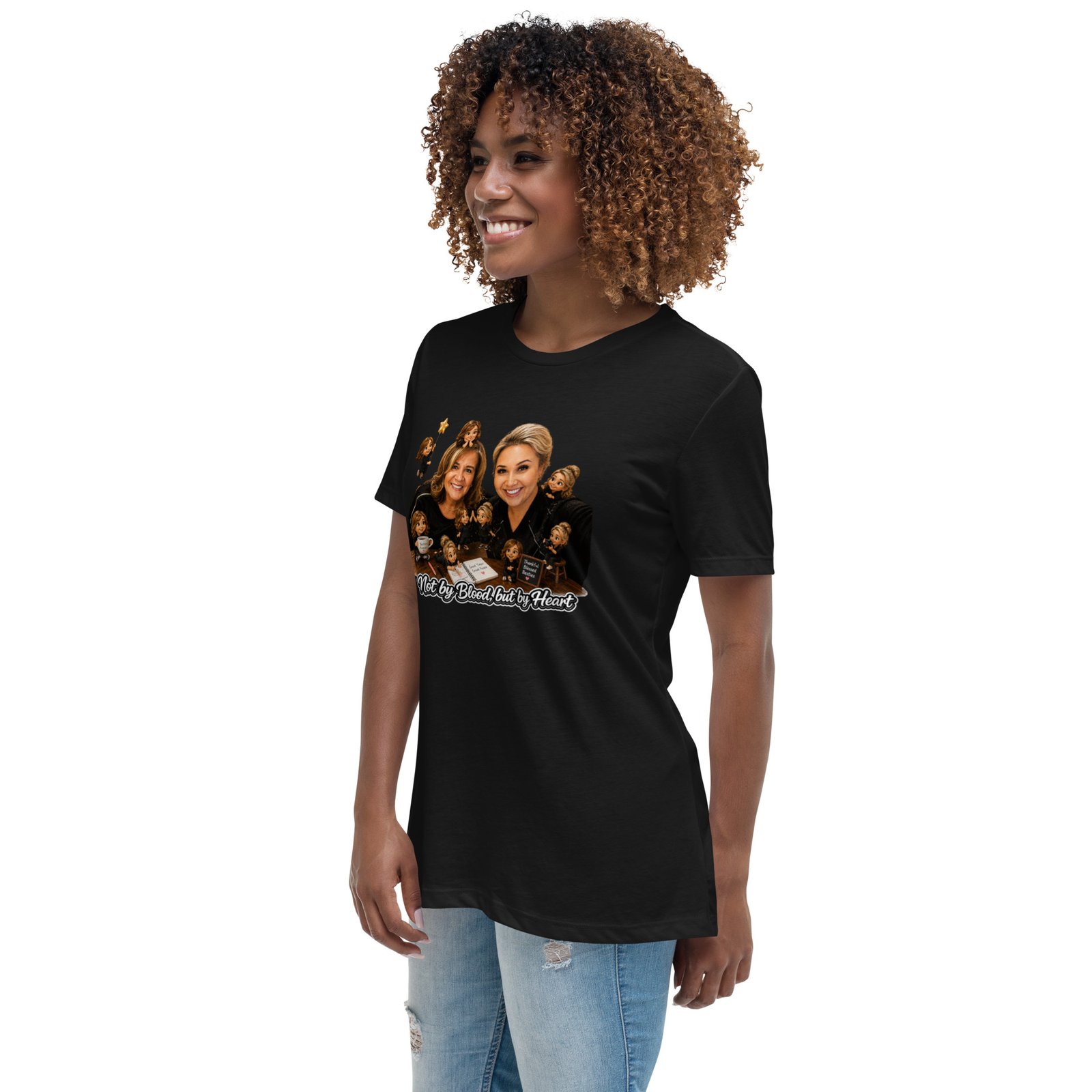 Lally's-Toni by Heart Custom Women's Relaxed T-Shirt/ RockaTeeWear - Image 38