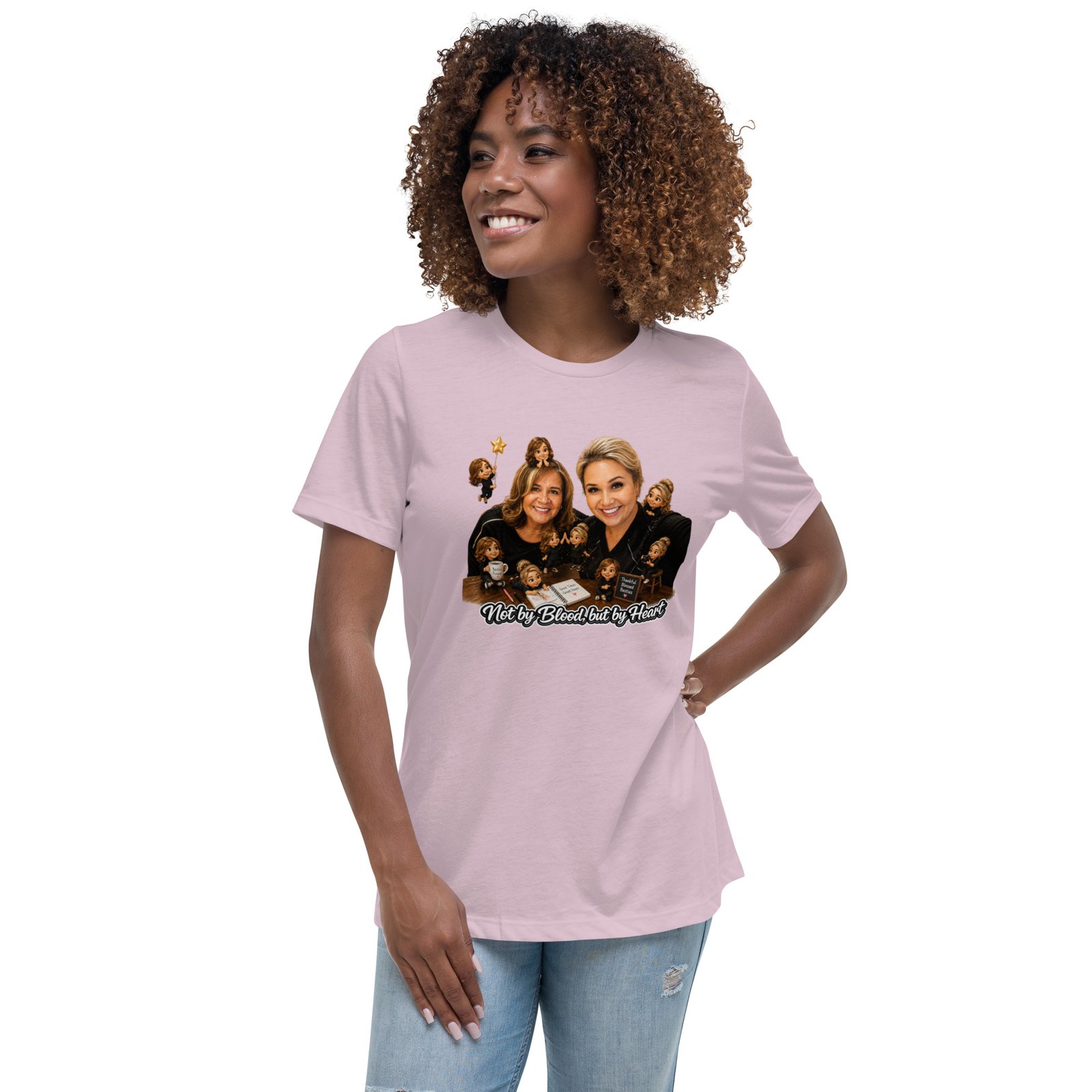 Lally's-Toni by Heart Custom Women's Relaxed T-Shirt/ RockaTeeWear - Image 29