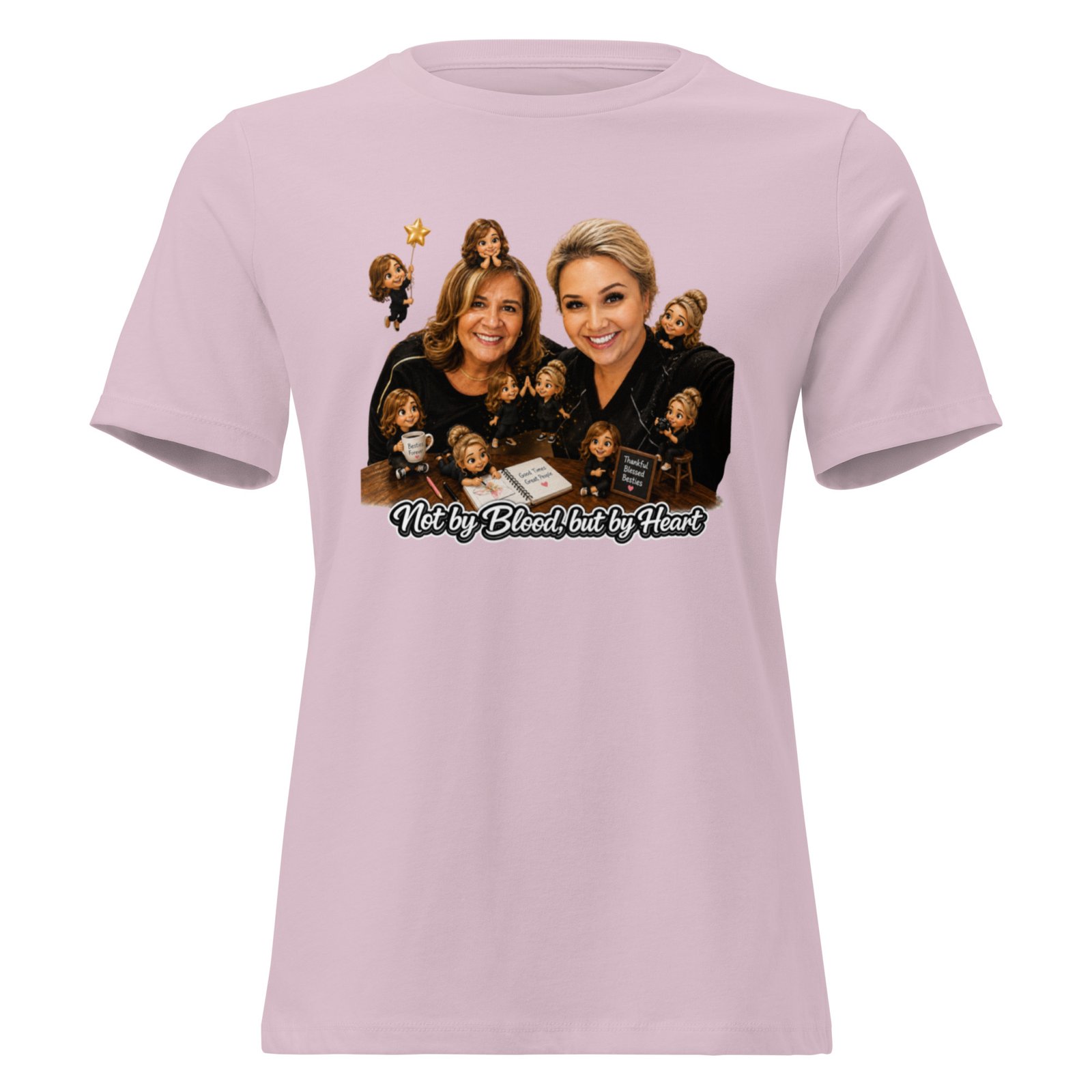 Lally's-Toni by Heart Custom Women's Relaxed T-Shirt/ RockaTeeWear - Image 5