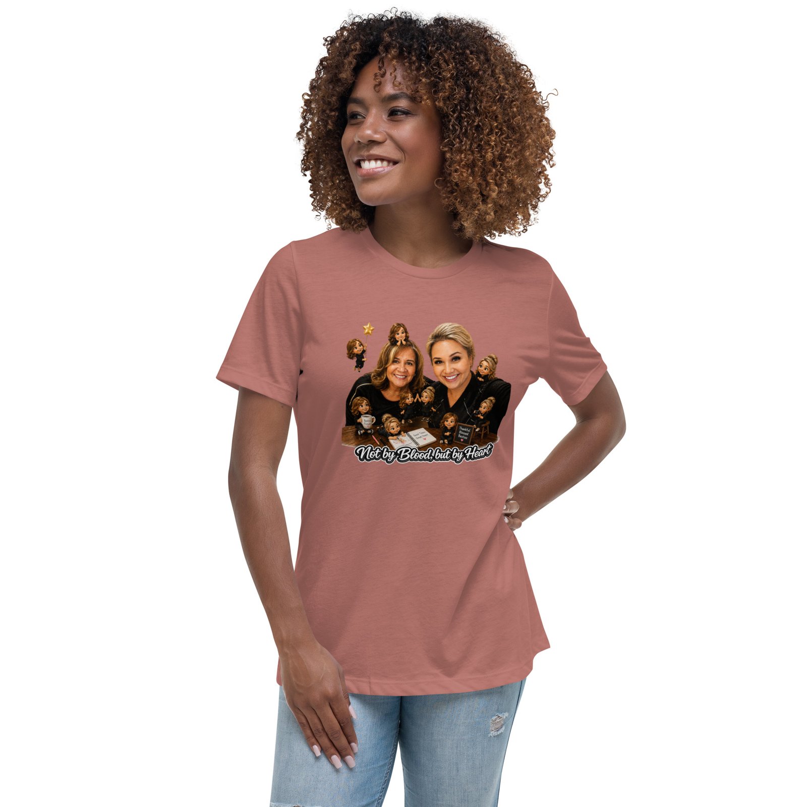 Lally's-Toni by Heart Custom Women's Relaxed T-Shirt/ RockaTeeWear - Image 37