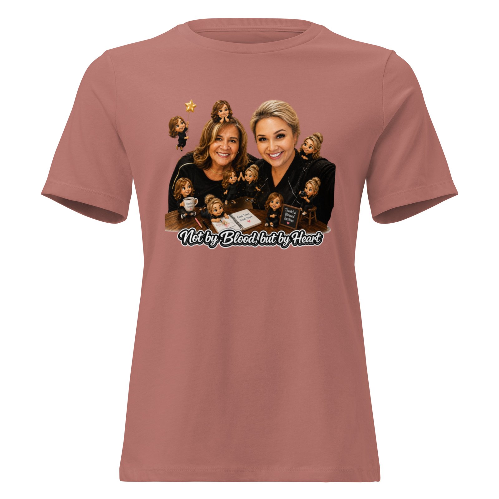 Lally's-Toni by Heart Custom Women's Relaxed T-Shirt/ RockaTeeWear - Image 3
