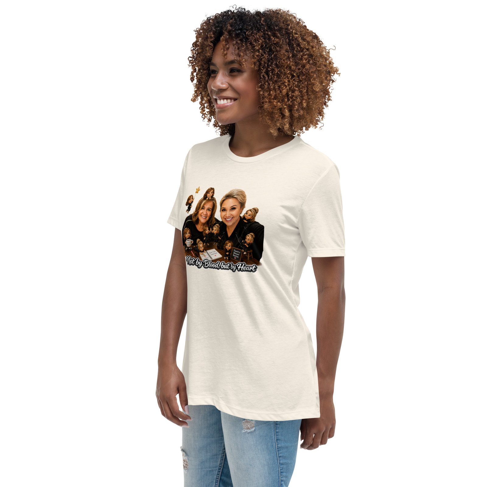 Lally's-Toni by Heart Custom Women's Relaxed T-Shirt/ RockaTeeWear - Image 39