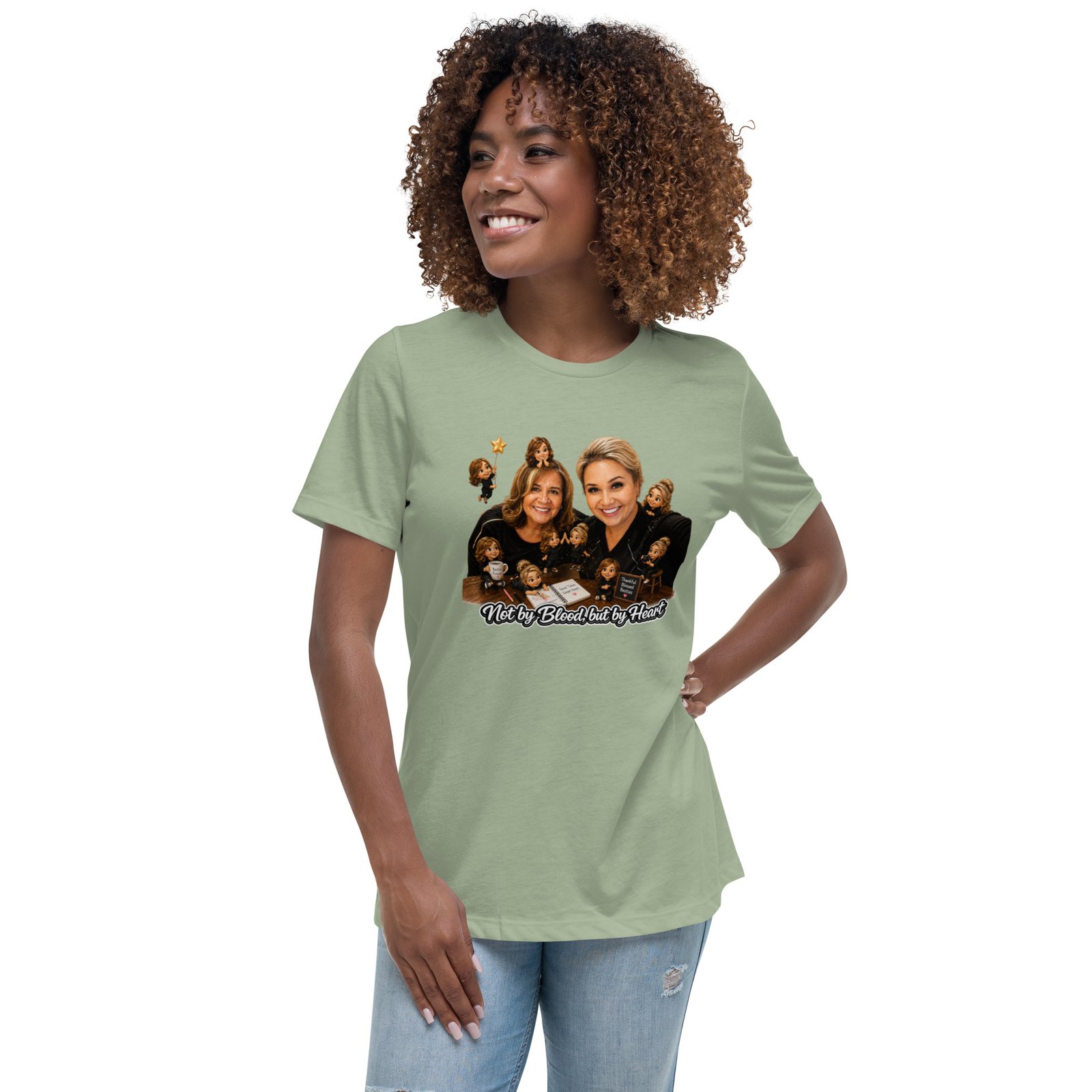 Lally's-Toni by Heart Custom Women's Relaxed T-Shirt/ RockaTeeWear - Image 30