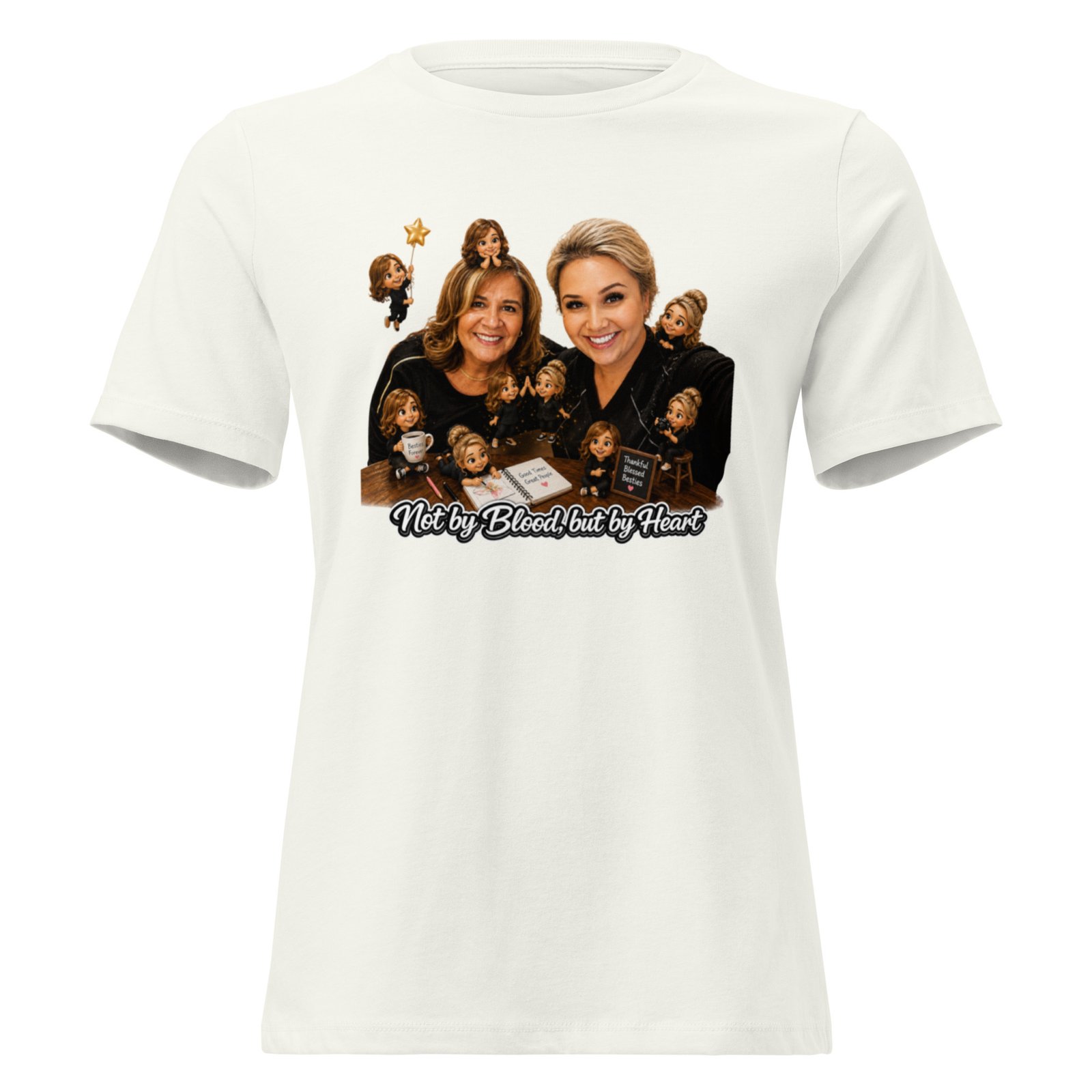 Lally's-Toni by Heart Custom Women's Relaxed T-Shirt/ RockaTeeWear - Image 7