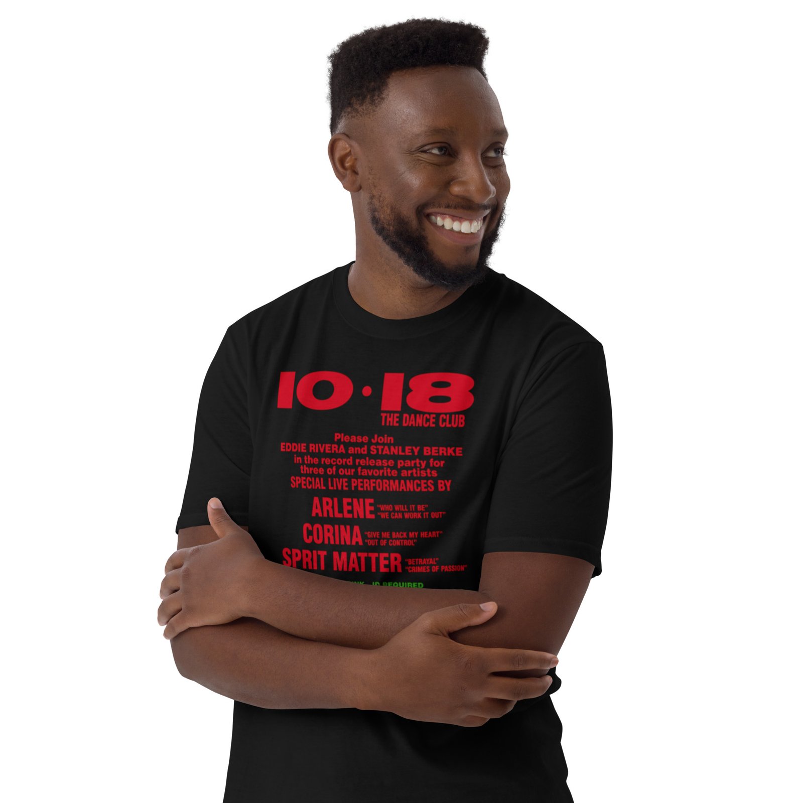 1018 Flashback 1988 Short-Sleeve Unisex T-Shirt / RockaTeeWear - Image 30
