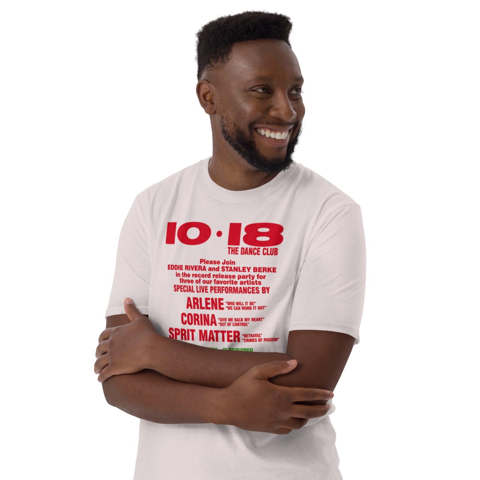 1018 Flashback 1988 Short-Sleeve Unisex T-Shirt / RockaTeeWear - Image 34