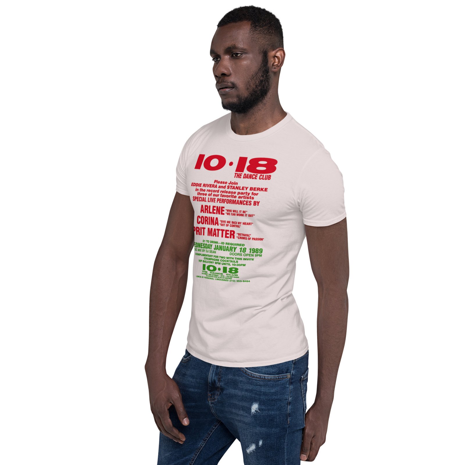 1018 Flashback 1988 Short-Sleeve Unisex T-Shirt / RockaTeeWear - Image 54