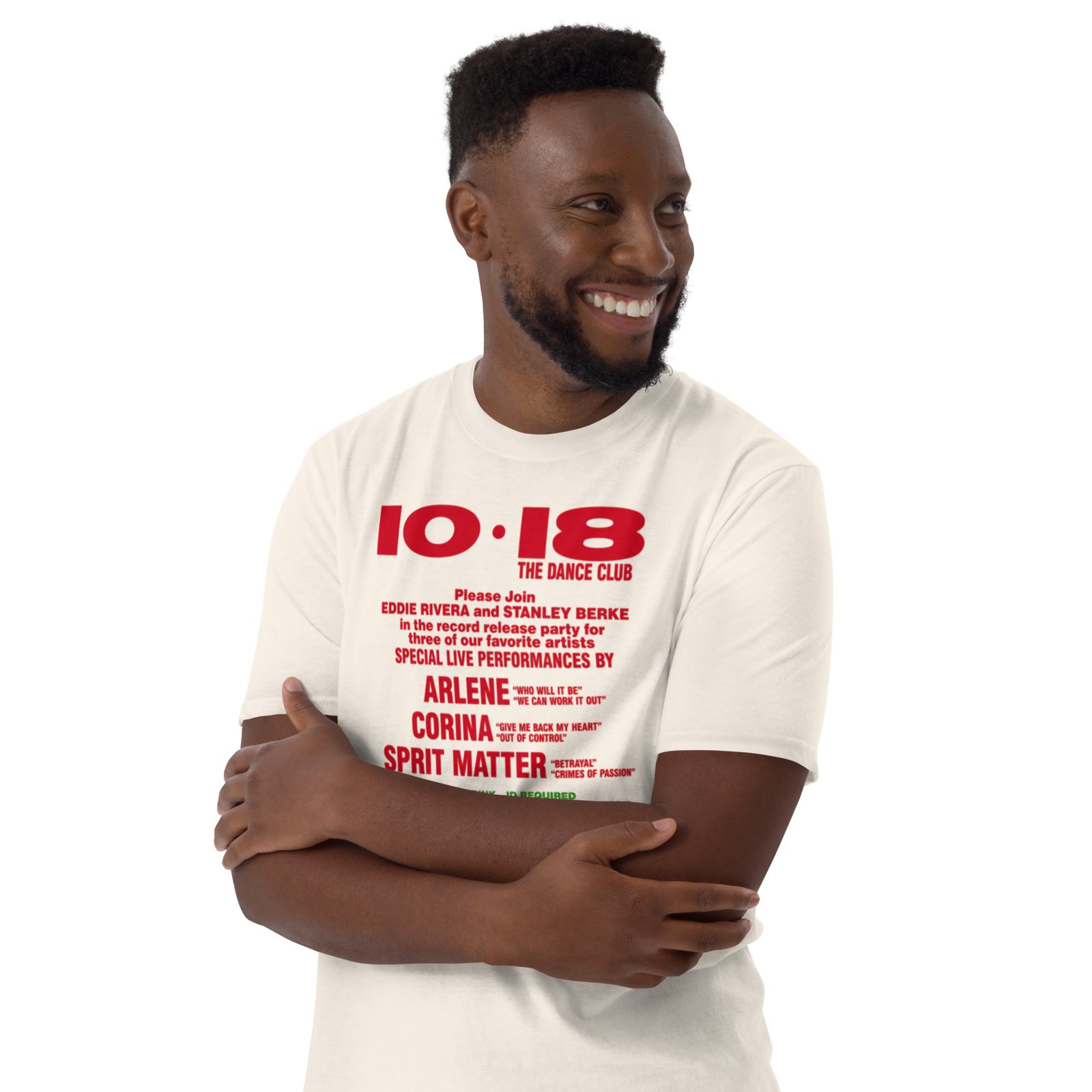 1018 Flashback 1988 Short-Sleeve Unisex T-Shirt / RockaTeeWear - Image 35