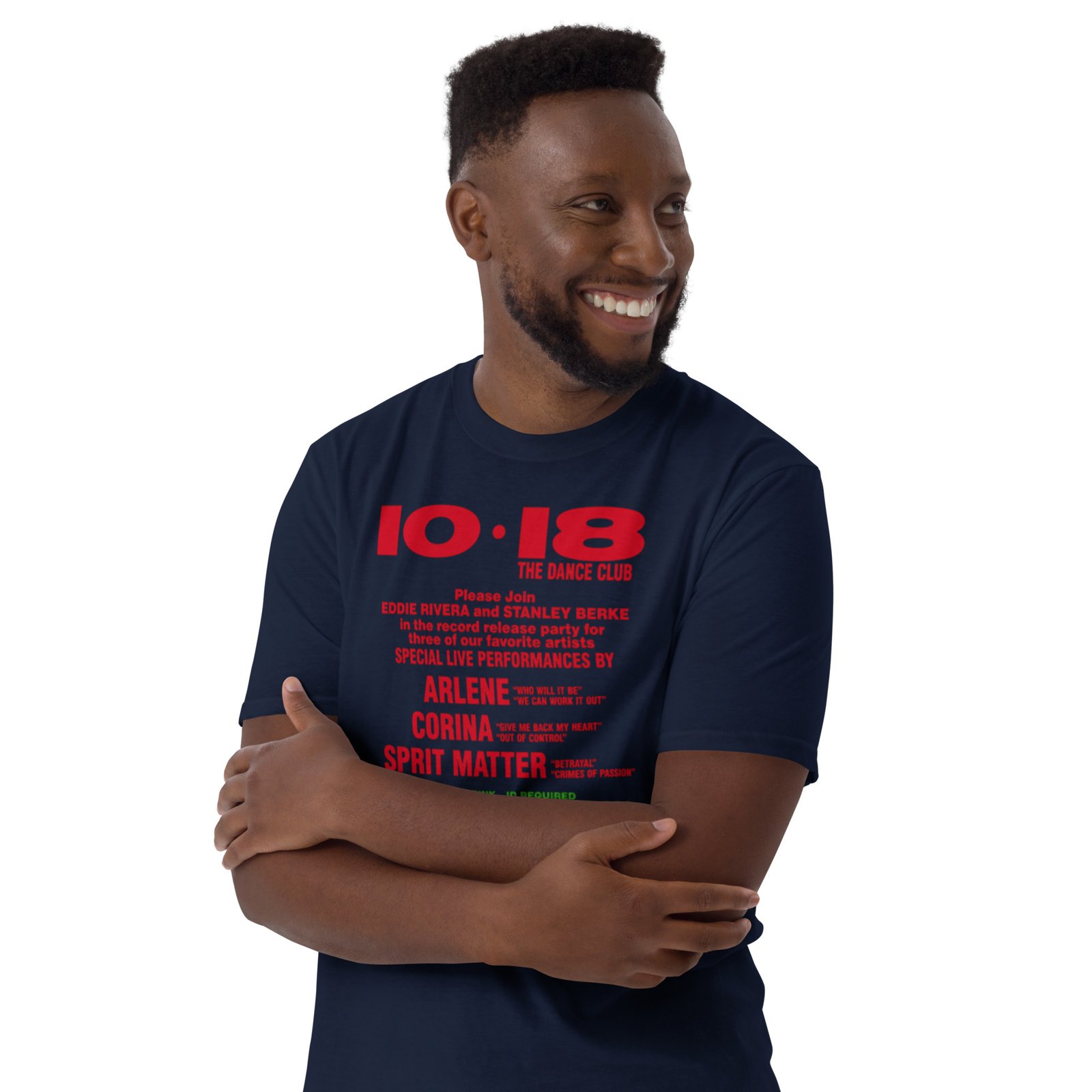 1018 Flashback 1988 Short-Sleeve Unisex T-Shirt / RockaTeeWear - Image 31