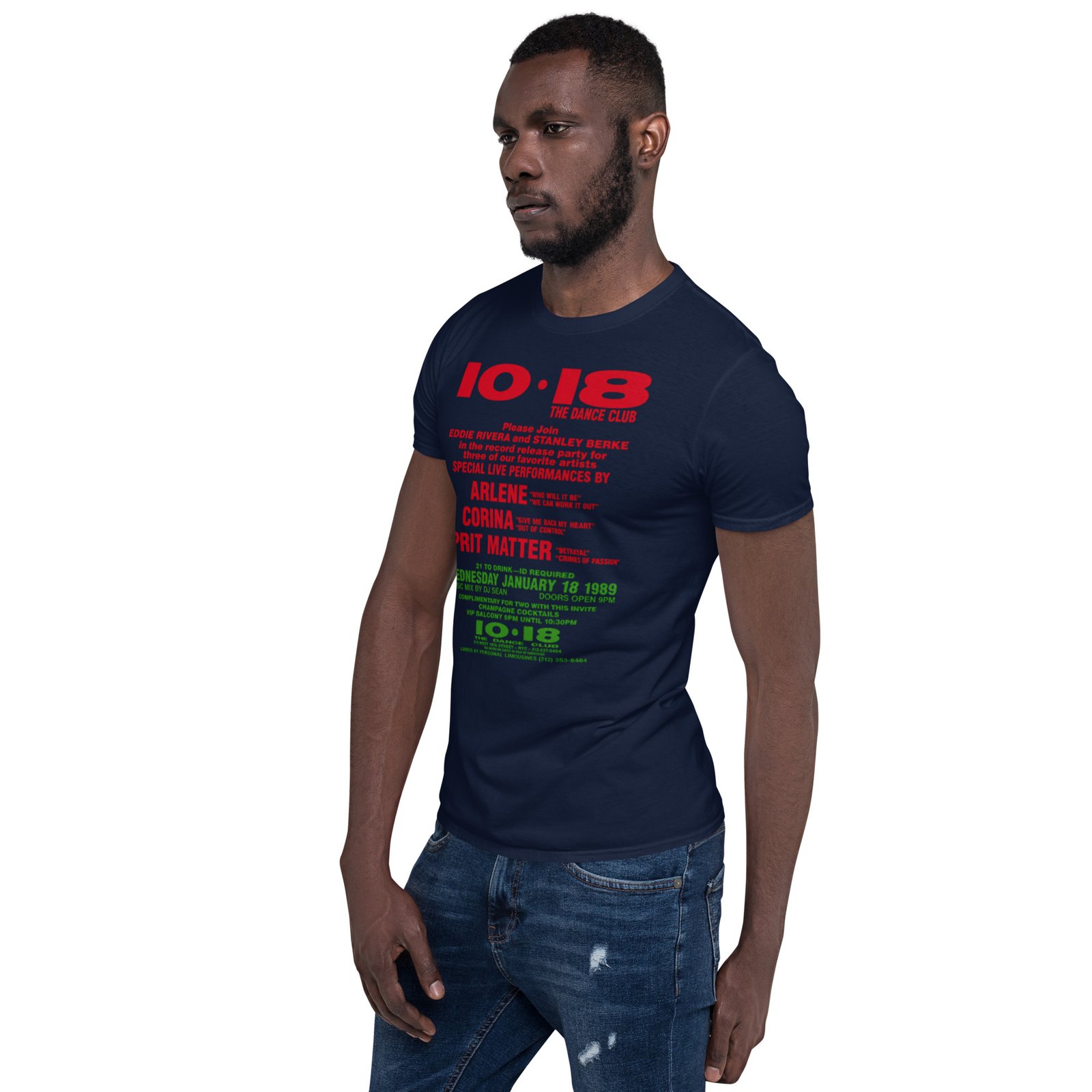 1018 Flashback 1988 Short-Sleeve Unisex T-Shirt / RockaTeeWear - Image 51