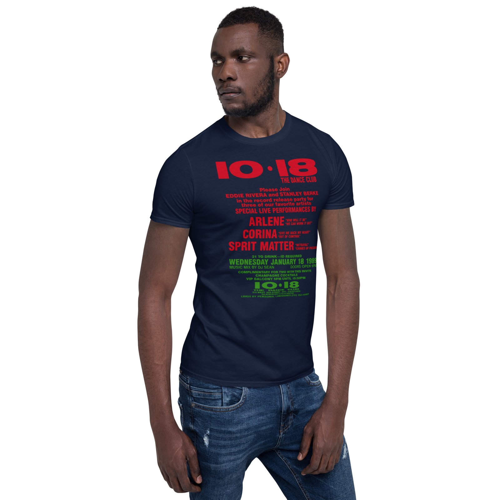 1018 Flashback 1988 Short-Sleeve Unisex T-Shirt / RockaTeeWear - Image 44