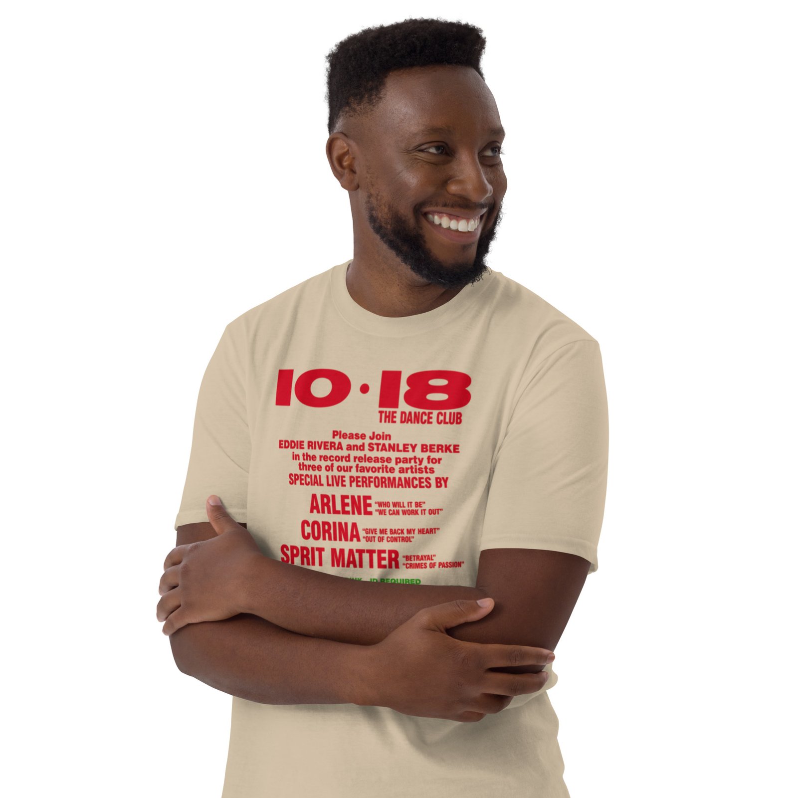 1018 Flashback 1988 Short-Sleeve Unisex T-Shirt / RockaTeeWear - Image 32