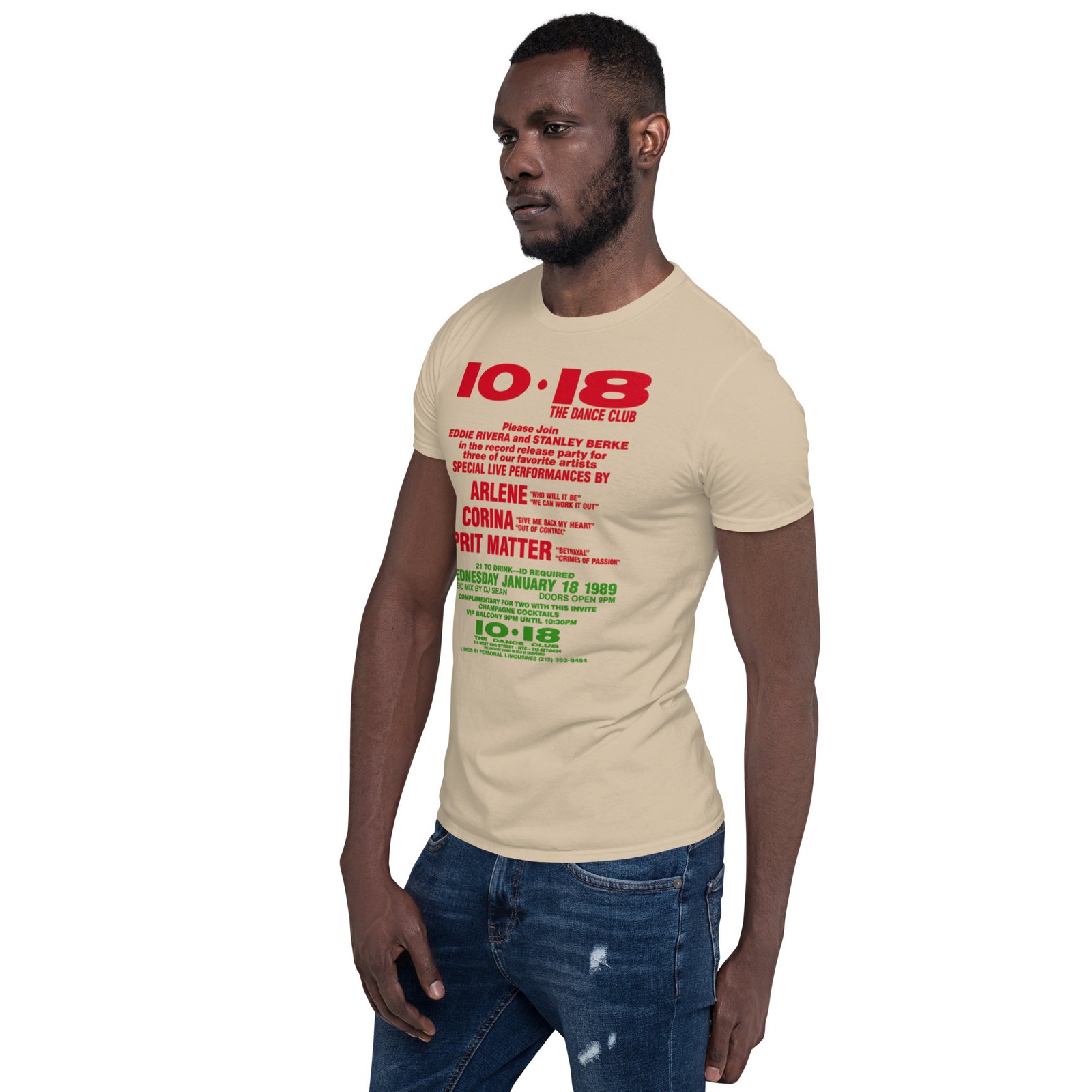 1018 Flashback 1988 Short-Sleeve Unisex T-Shirt / RockaTeeWear - Image 52