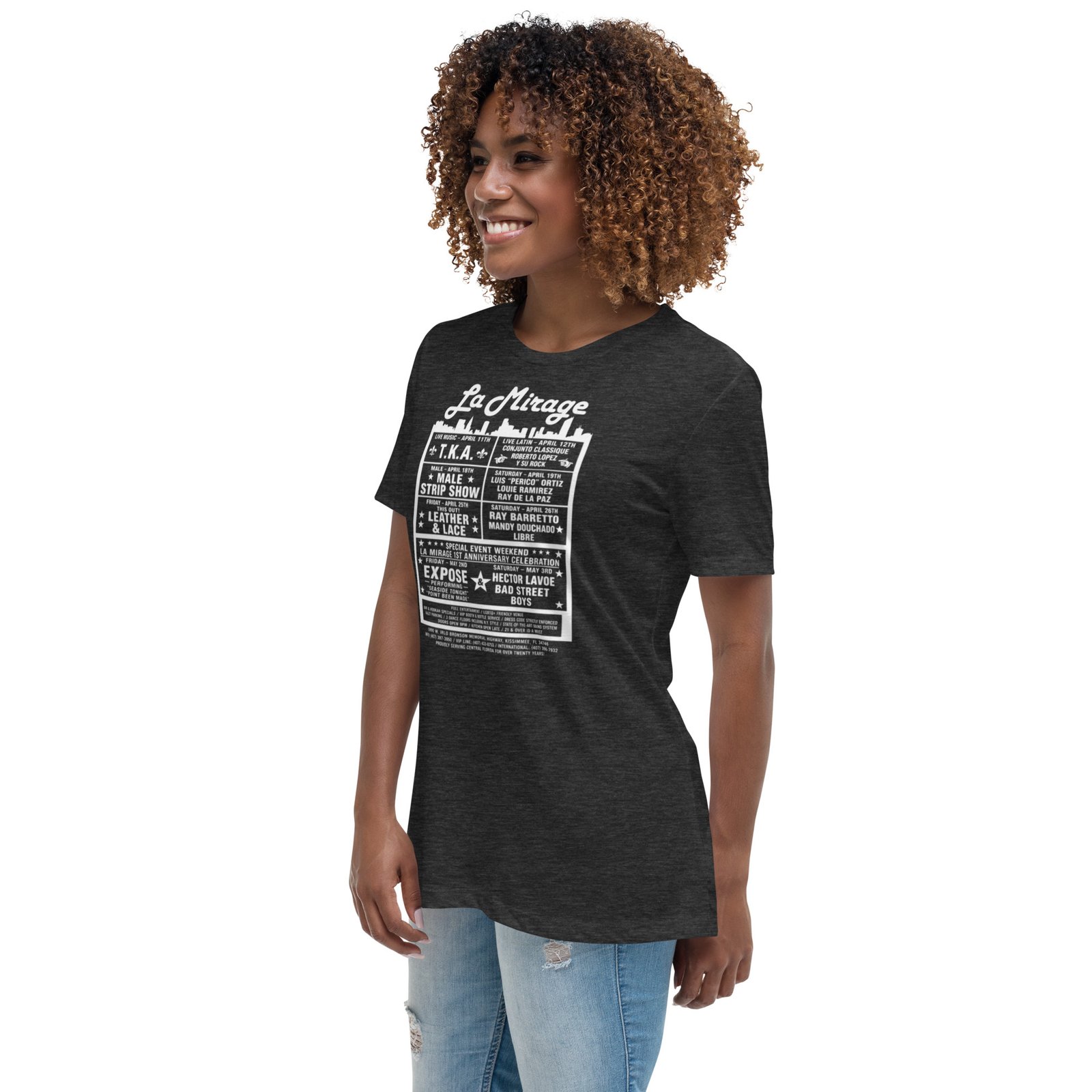 La Mirage Dance Club Women's Relaxed T-Shirt / RockaTeeWear - Image 34