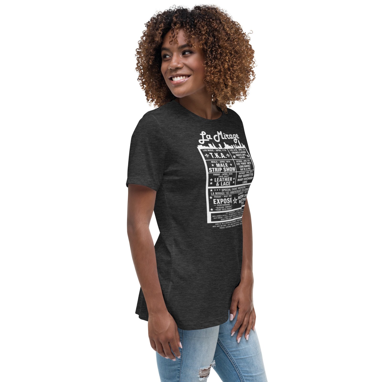 La Mirage Dance Club Women's Relaxed T-Shirt / RockaTeeWear - Image 39