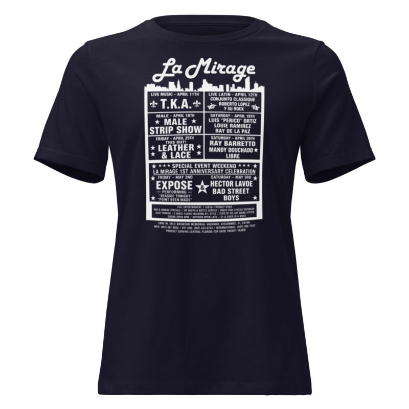 La Mirage Dance Club Women's Relaxed T-Shirt / RockaTeeWear