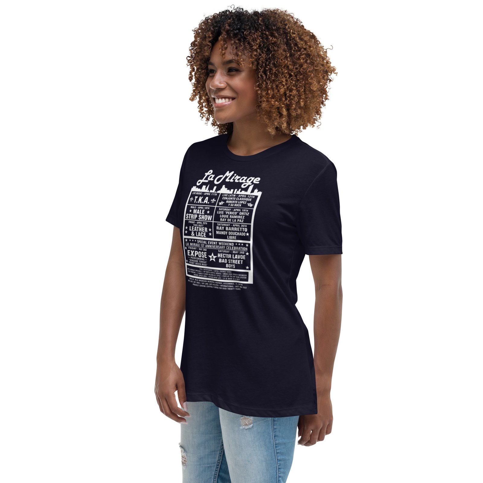 La Mirage Dance Club Women's Relaxed T-Shirt / RockaTeeWear - Image 31