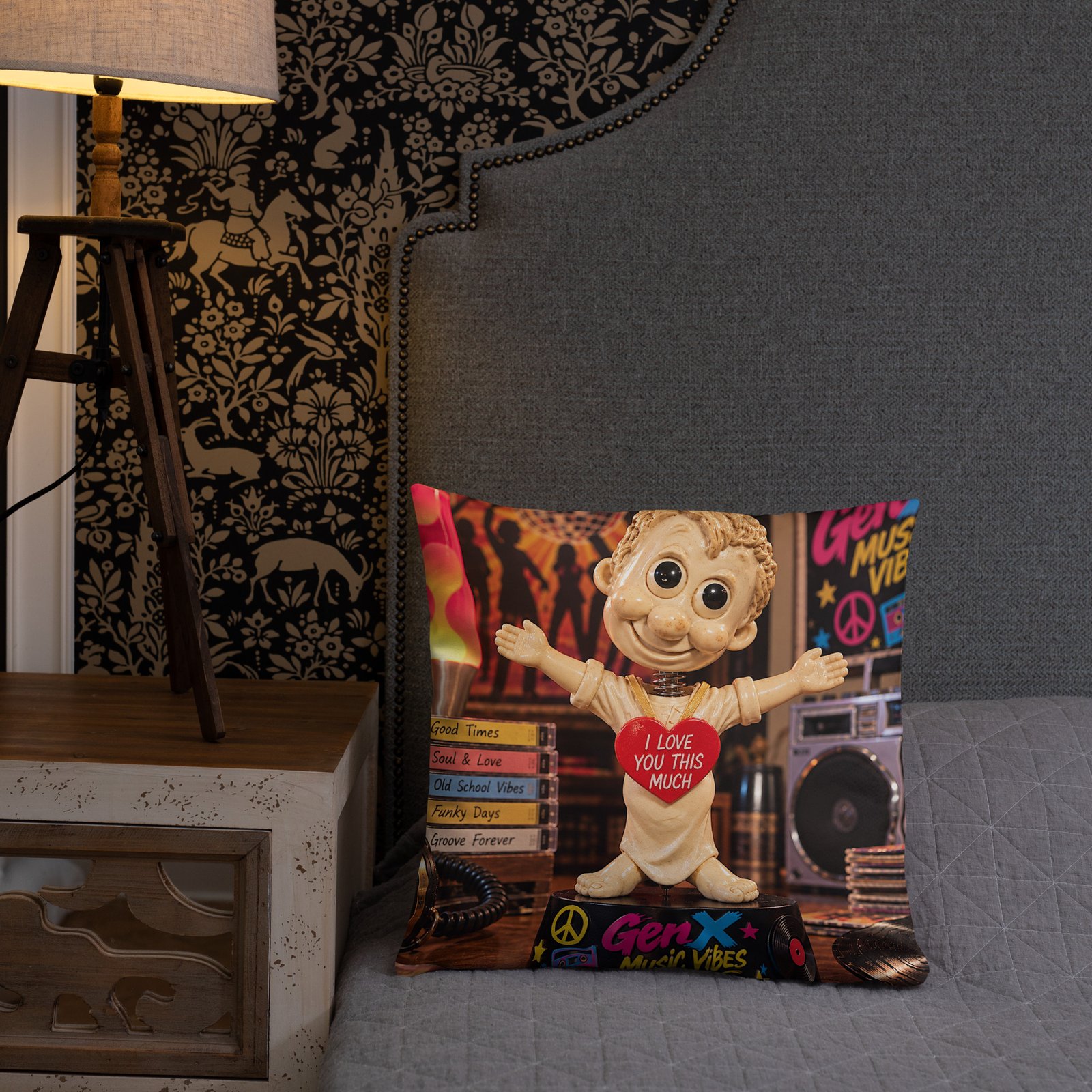 GenX Music Vibes Presents: ClassECali – West Coast, No Filter! – Limited Edition Bobblehead Pillow / RockAteeWear - Image 18