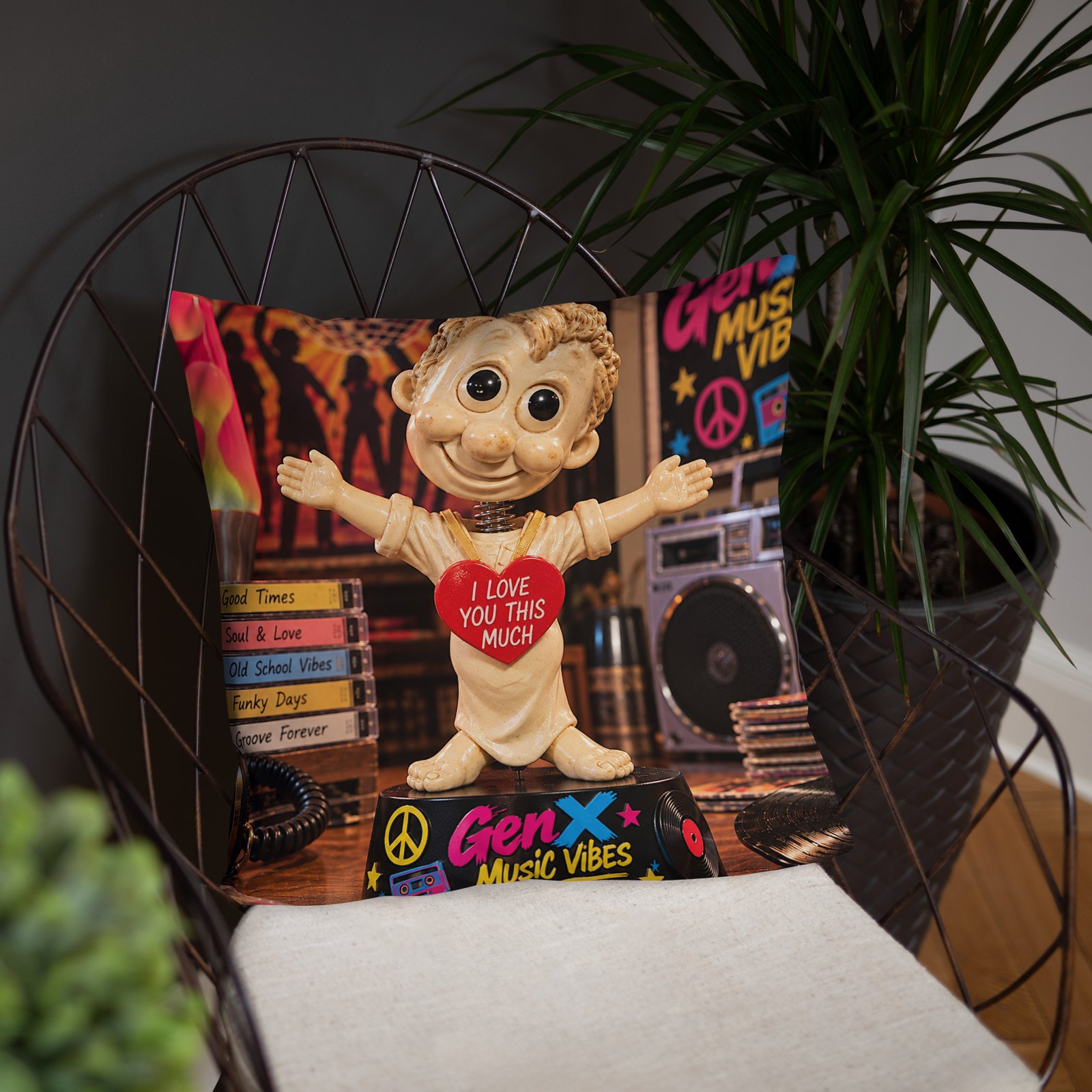 GenX Music Vibes Presents: ClassECali – West Coast, No Filter! – Limited Edition Bobblehead Pillow / RockAteeWear - Image 20
