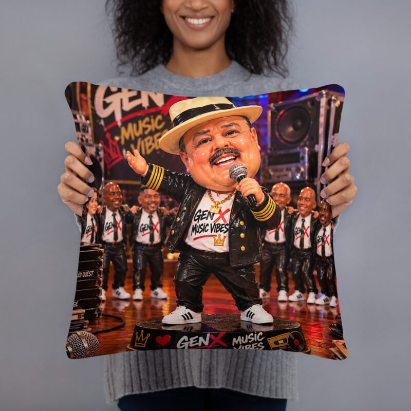 GenX Music Vibes Presents: Fire Chief Benny Blanco – Too Hot to Handle! – Limited Edition Bobblehead Pillow / RockAteeWear