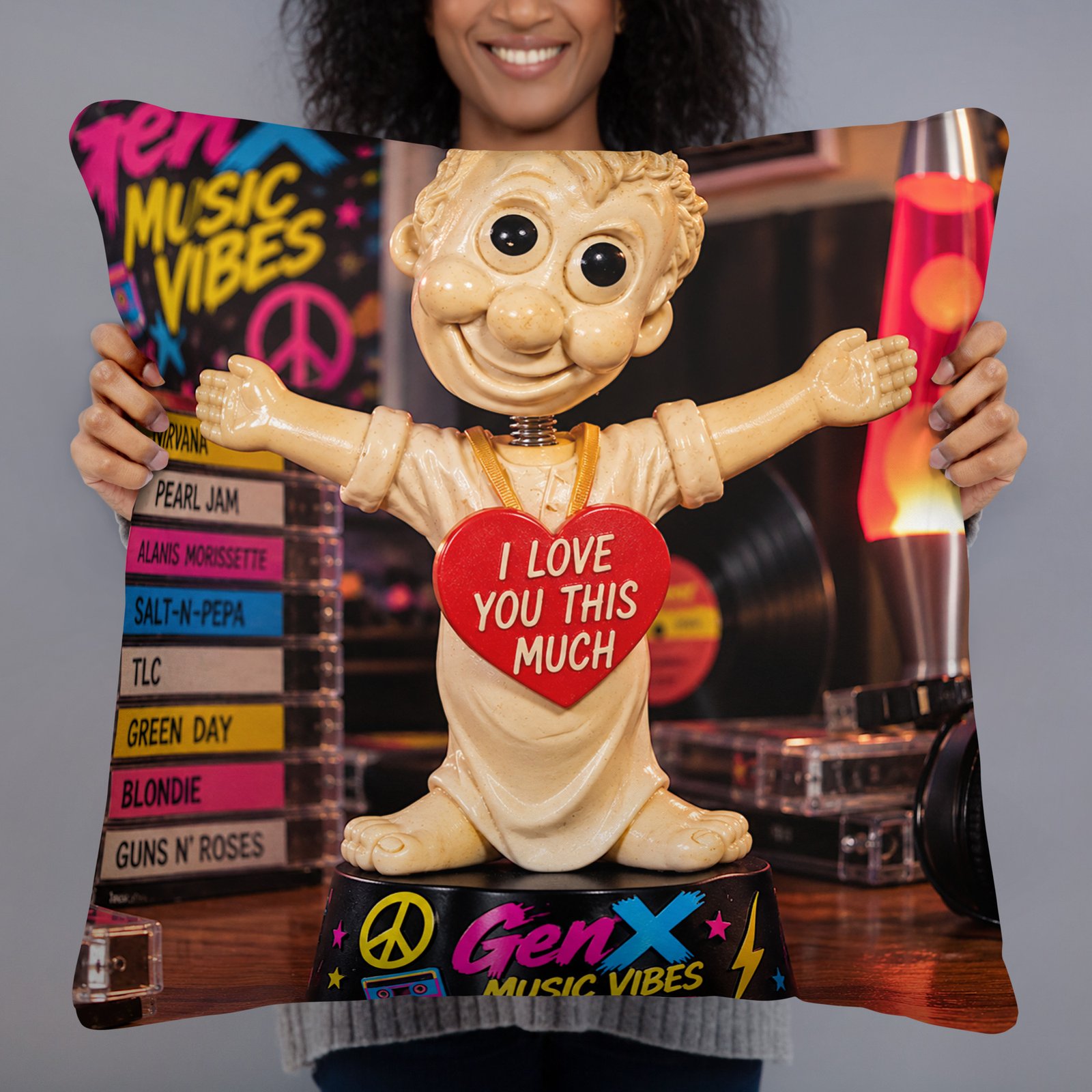 GenX Music Vibes Presents: Ladies Rock – Classy, Sassy & Unbothered! – Limited Edition Bobblehead Pillow / RockaTeeWear - Image 4